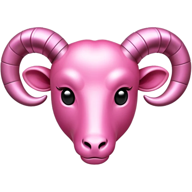 pink aries symbol ♈️ emoji emoji