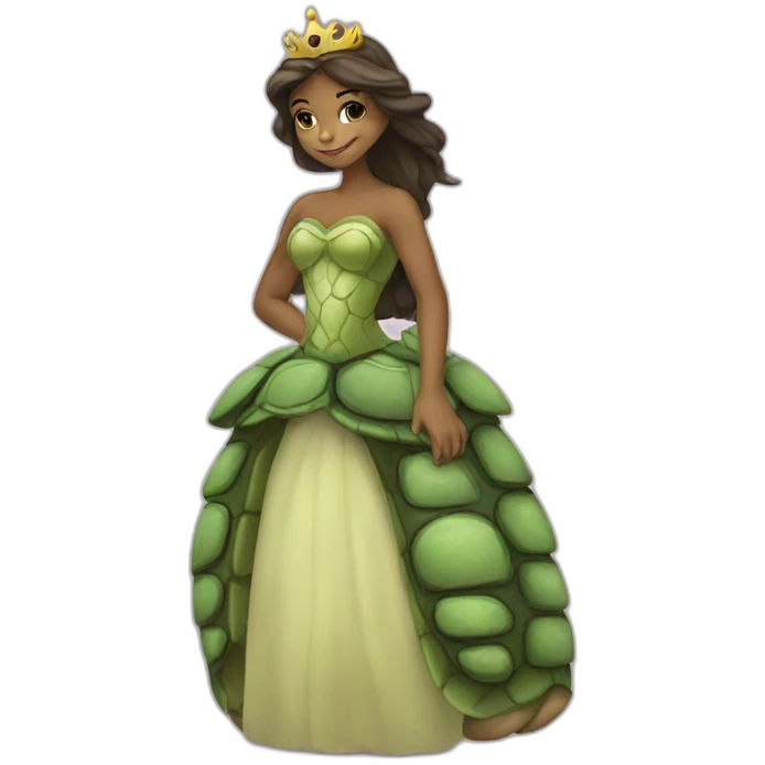 Turtle princess emoji