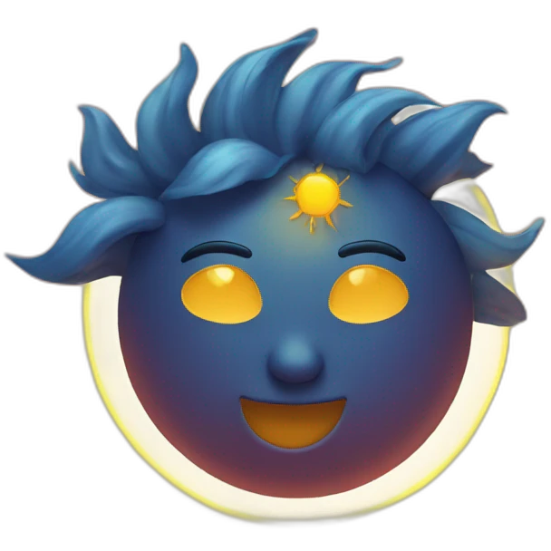 Sun in love emoji