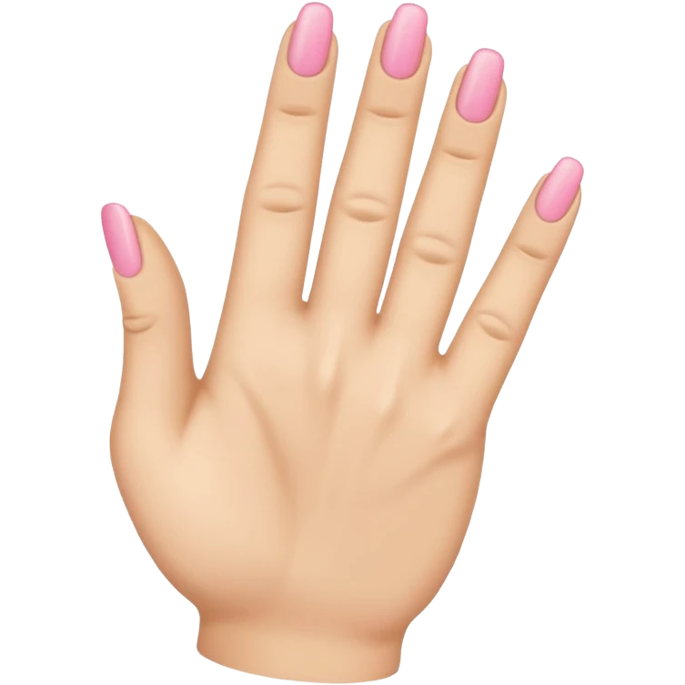 A hand emoji where your pinky finger my finger and your ring finger are sticking down but your other fingers are sticking up emoji