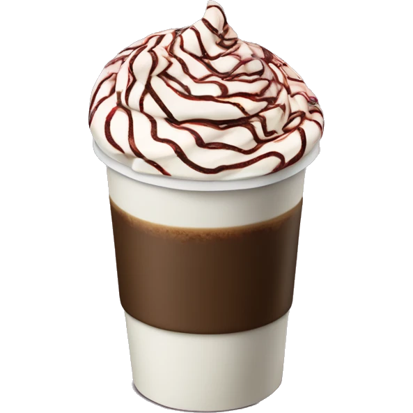 Starbucks peppermint mocha emoji