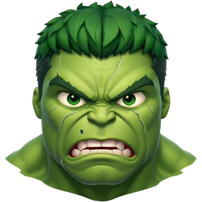 angry hulk emoji