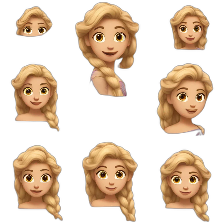 raiponce  emoji