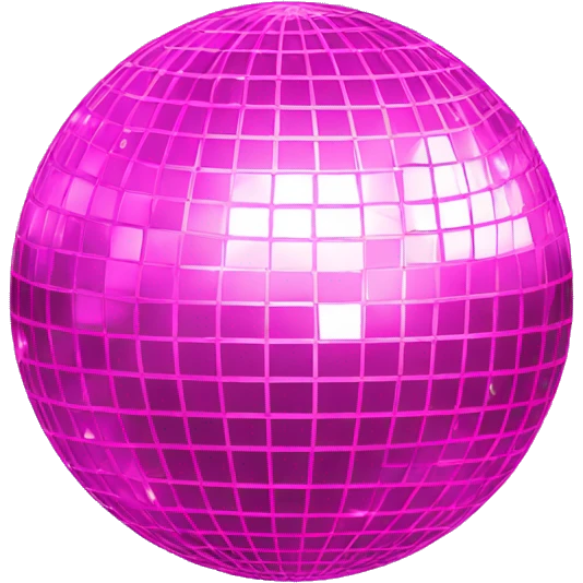 Pink Disco Ball  emoji