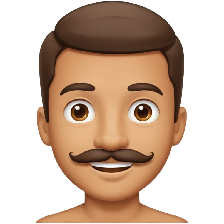 mustache boy emoji