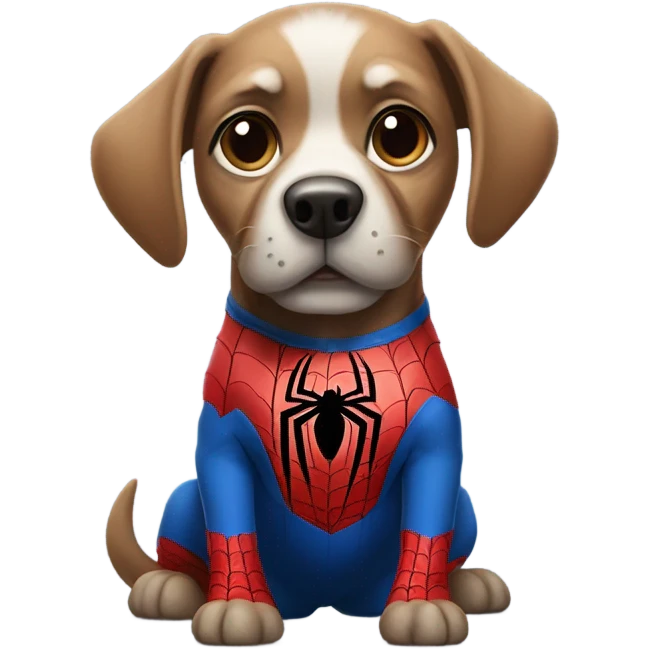 DOG SPIDER MAN emoji