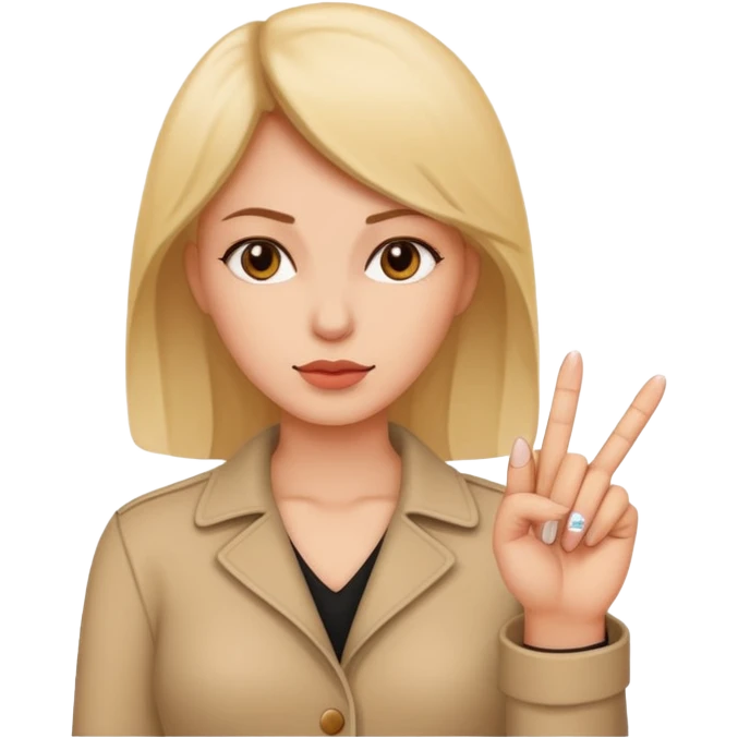 woman showing middle finger emoji