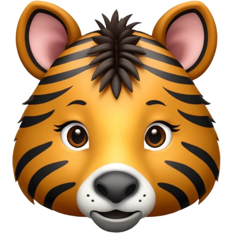 zebra face emoji