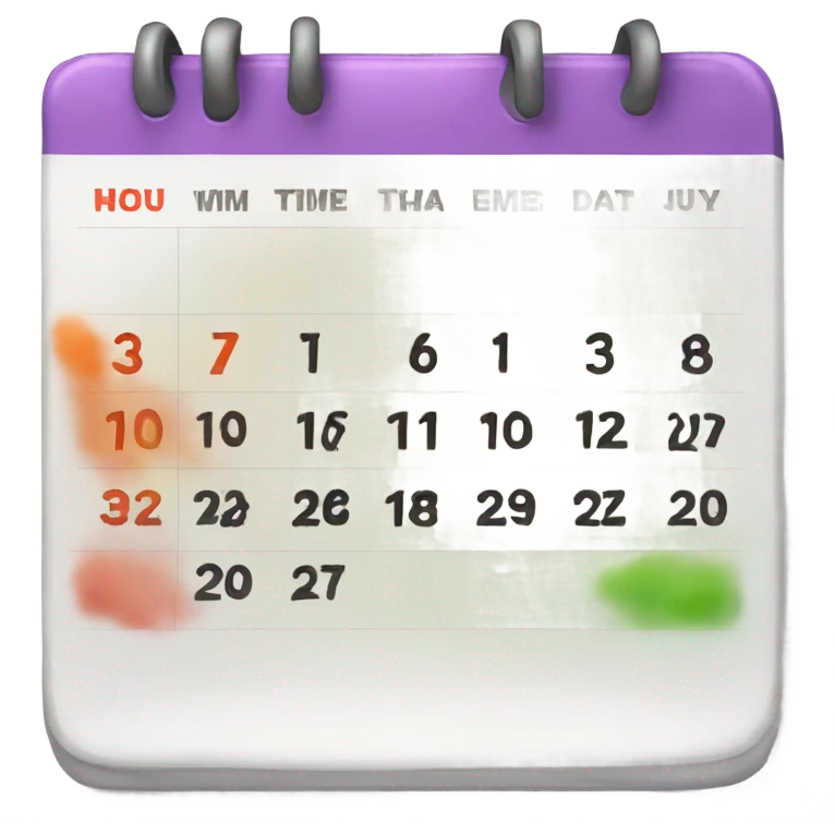 april 10 calendar emoji