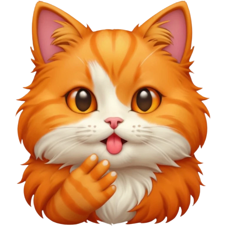 cat blowing kiss emoji