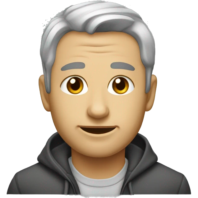 серый кот с бантиком emoji