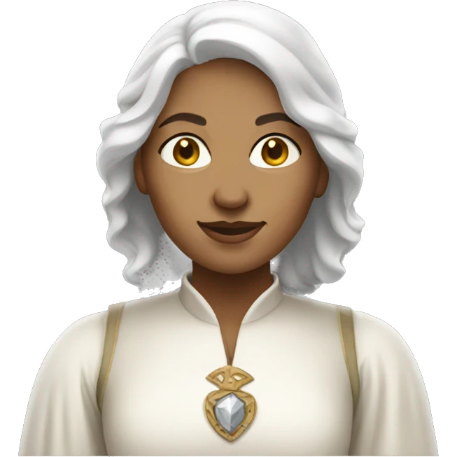 white medieval woman rich emoji