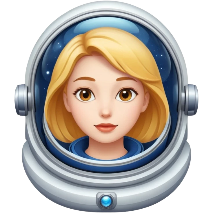 beautiful girl flying to space emoji