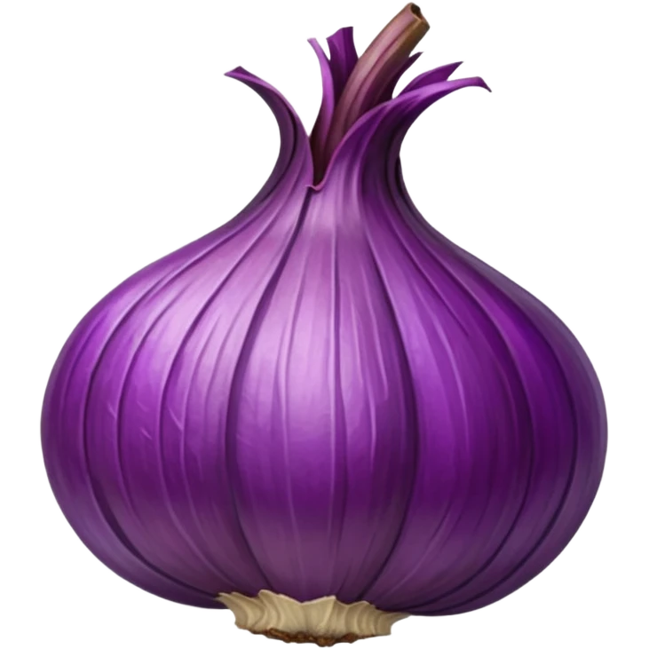 dried purple onion emoji