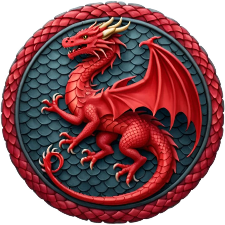 targaryen Dragon semboll emoji