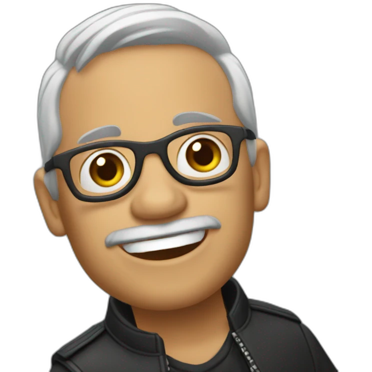 José Salcedo cantando emoji