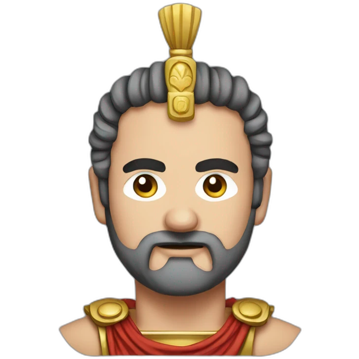Roman emperor, pixel art emoji
