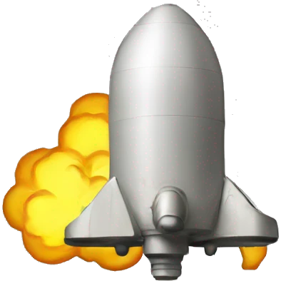 Create a nuke emoji in the style of the "Twemojis" emoji