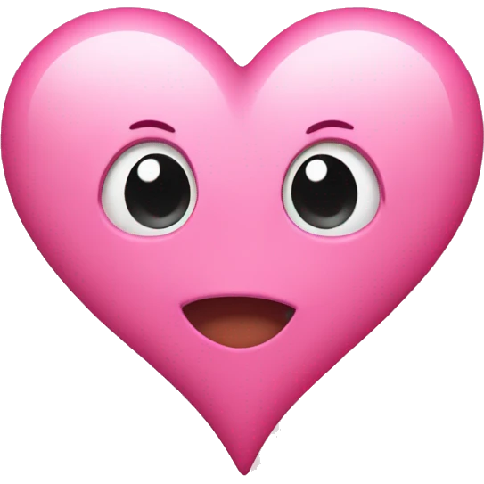 Pink heart emoji emoji