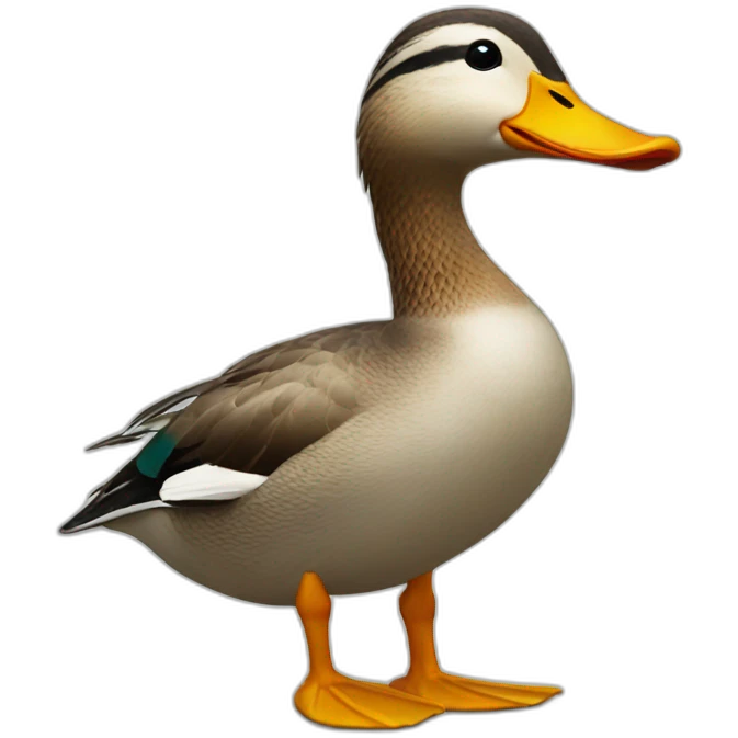 duck praising  emoji