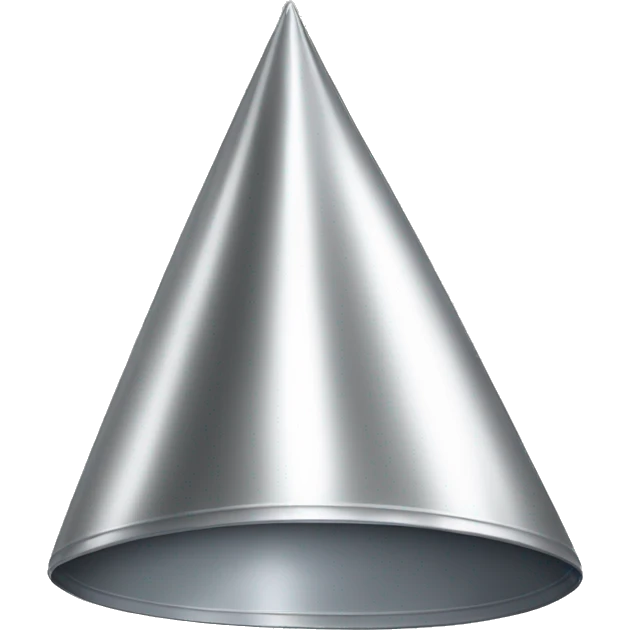 pointed conspiracy tin foil hat emoji