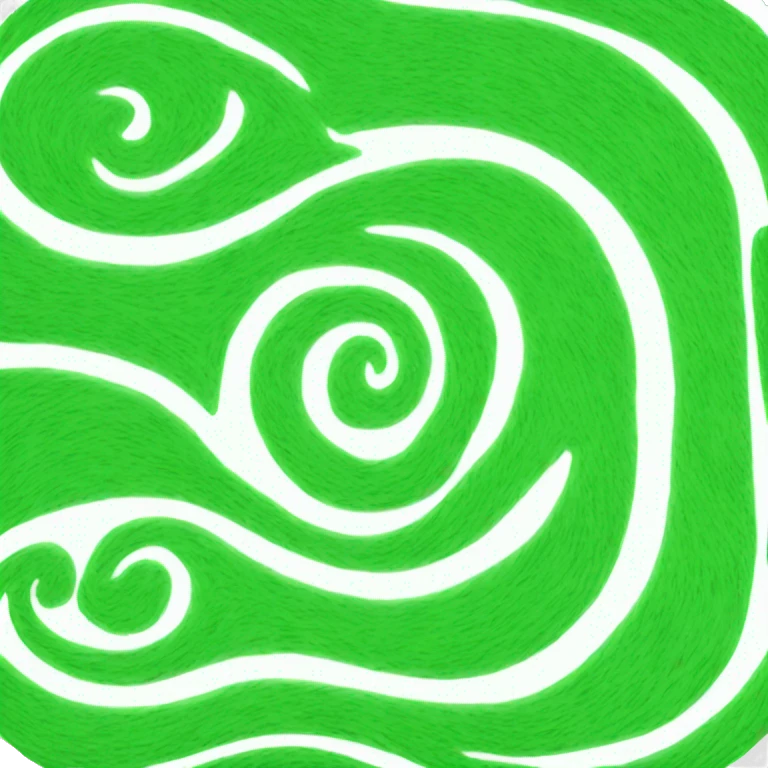Green swirl emoji