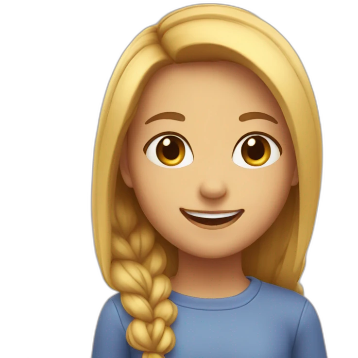 girl smile emoji
