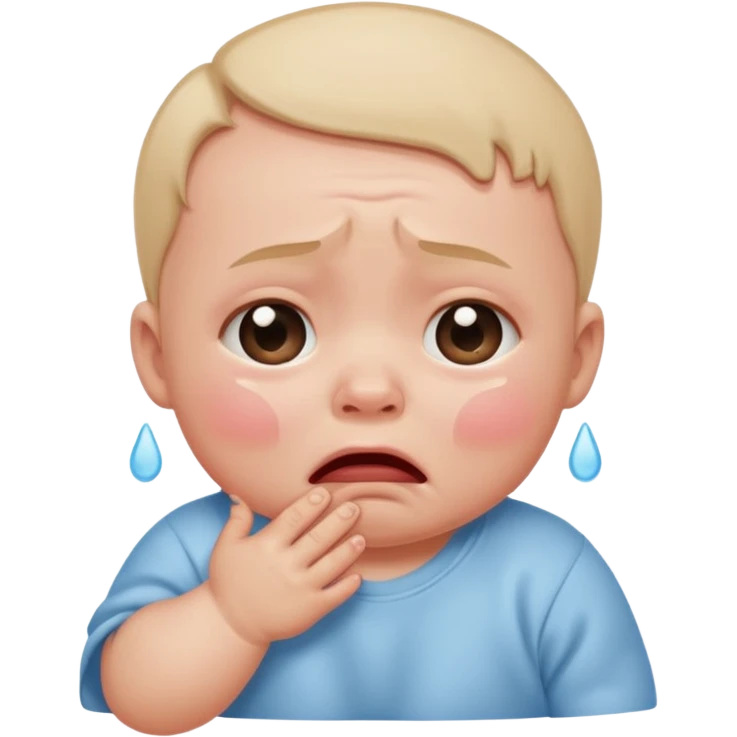 crying baby emoji