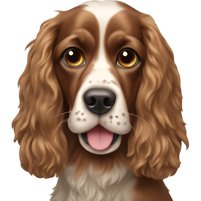 Kocker spaniel dog emoji