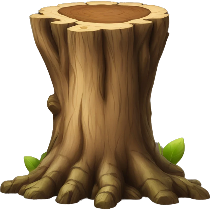tree trunk emoji