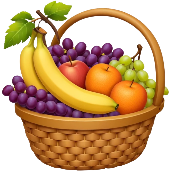 basket of 4 fruits emoji