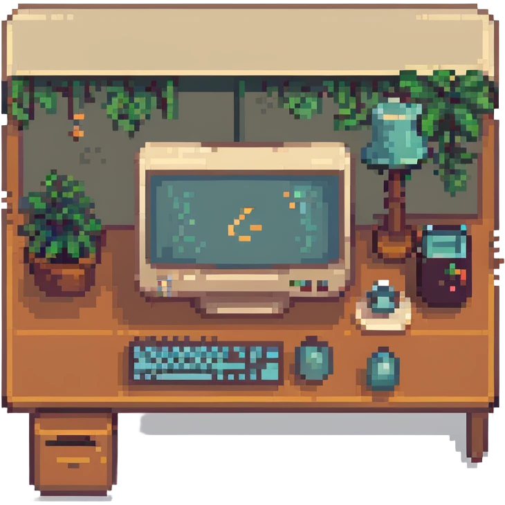 Sleepy desktop with computer zzz
 emoji