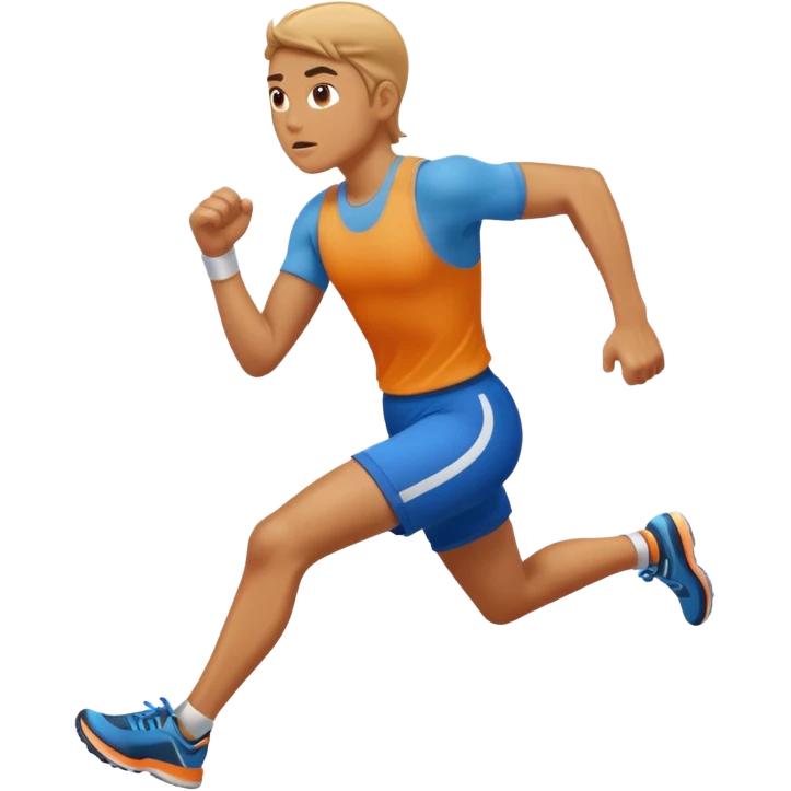 A person running for 30 minutes emoji