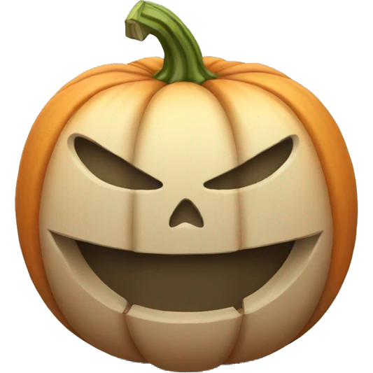 pumpkin without carving emoji