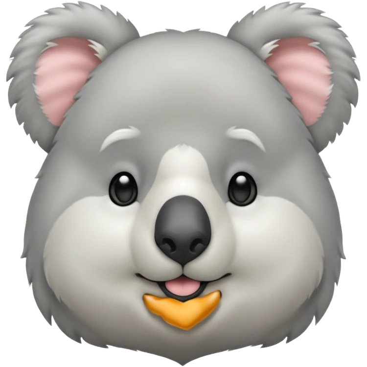 Haz a un samoyedo con mezcla un koala emoji