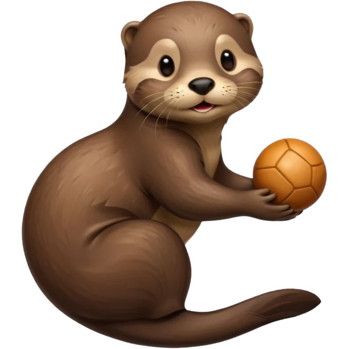 otter with ball emoji