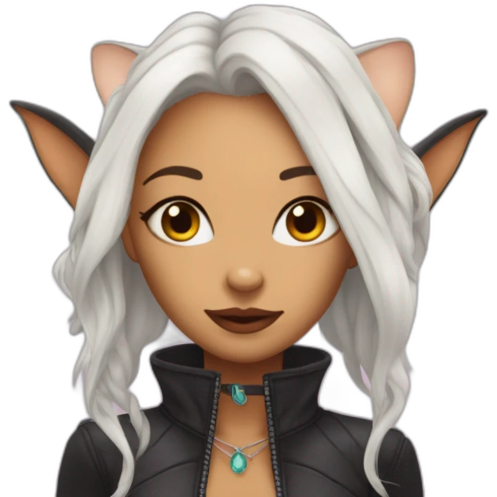 Doja cat chauve avec une araignée emoji