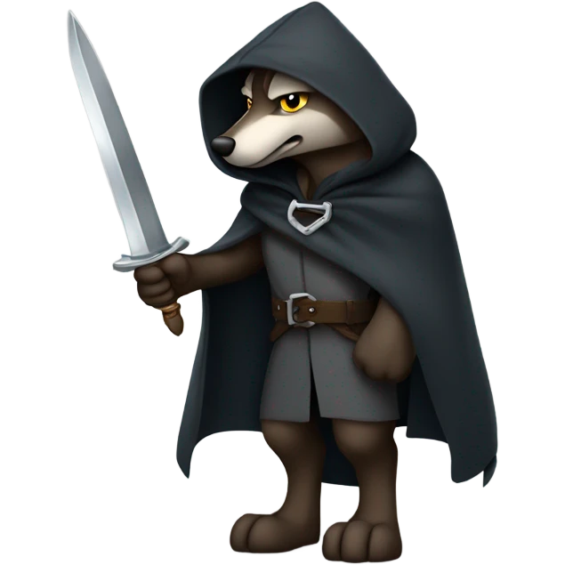 wolf assassin emoji