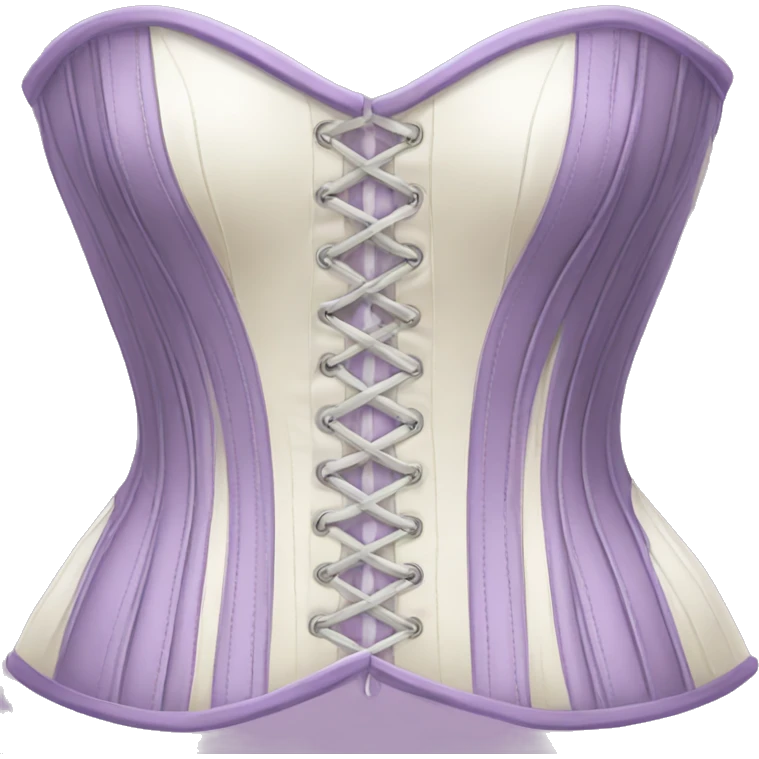 Lilac ivory corset  emoji