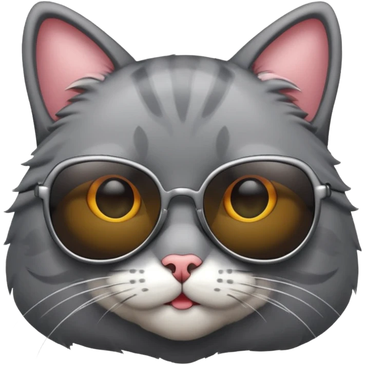Cat wearing sunglasses emoji