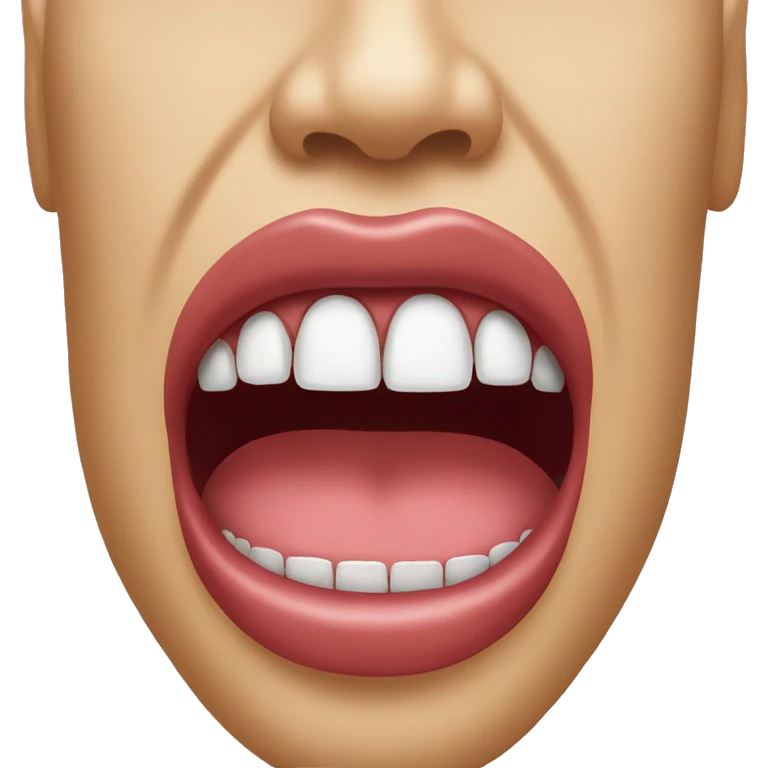 big nails mouth emoji