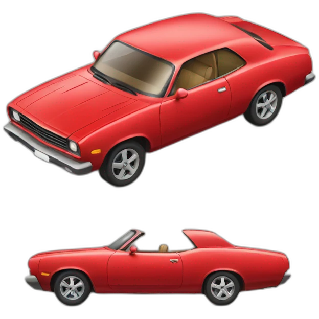 Red car emoji
