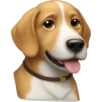 Dog in car emoji