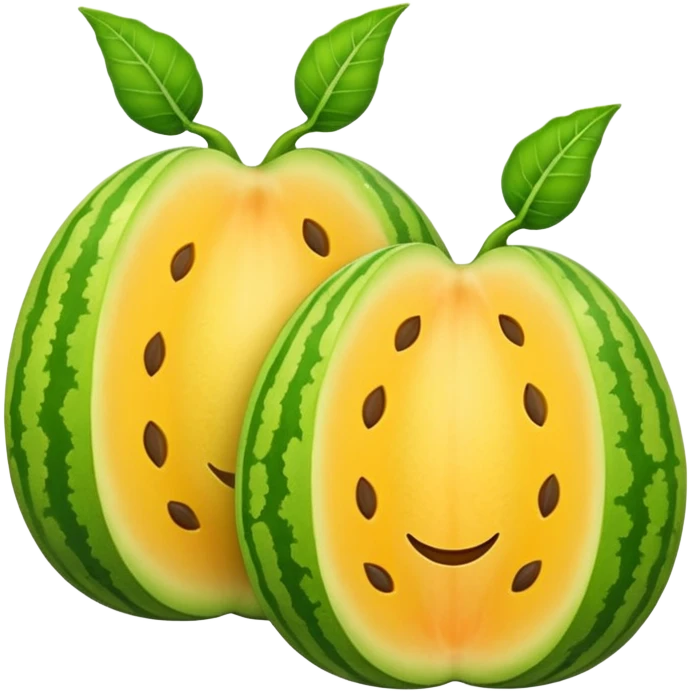 Two melons in a tank top emoji