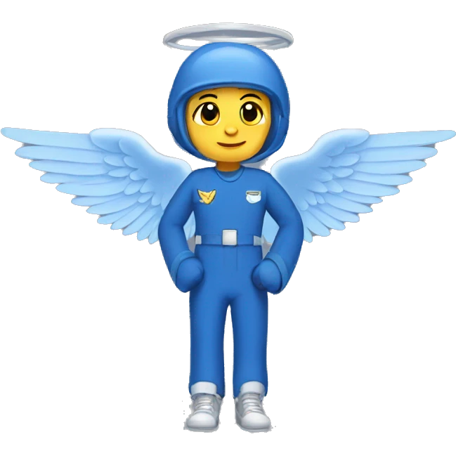 blue angel emoji