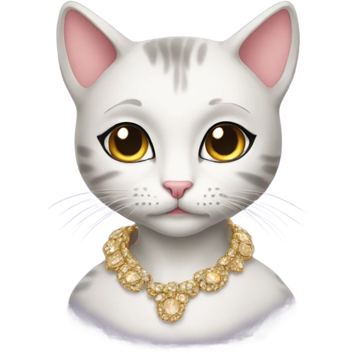 glamour kitty emoji