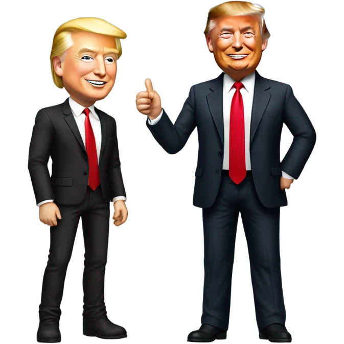 trump and elon musk  emoji