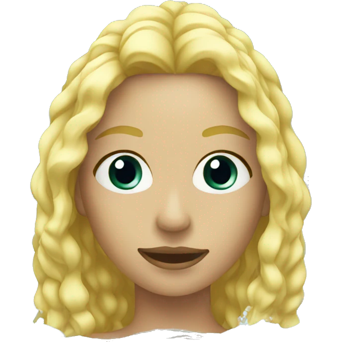 woman blonde swimming emoji