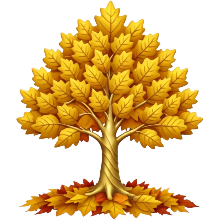 Golden treee emoji