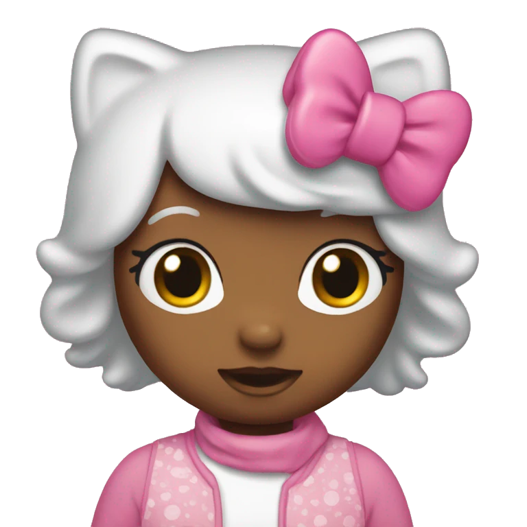 hello kitty pink emoji